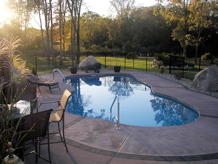 Swimming Pool Construction - Finished Pool