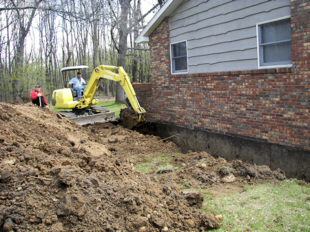 Took care of water in basement.