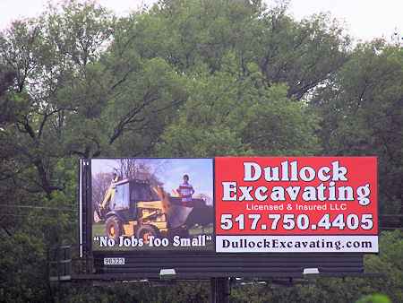 Dullock Excavating Billboard