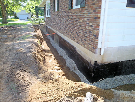 Exterior Foundation Waterproofing